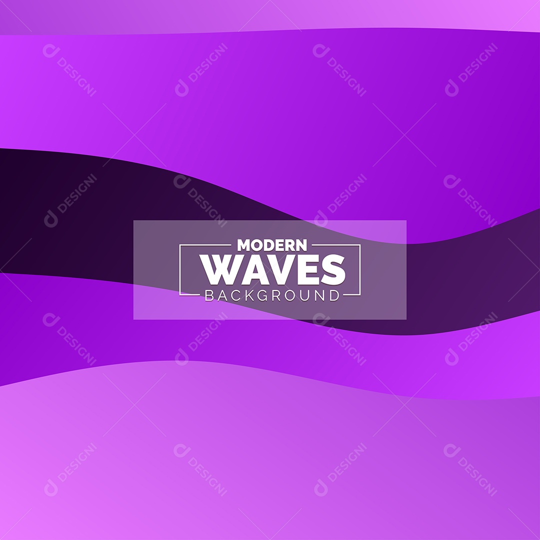 Plano de Fundo Ondas Modernas Roxo Ilustração Vetor EPS
