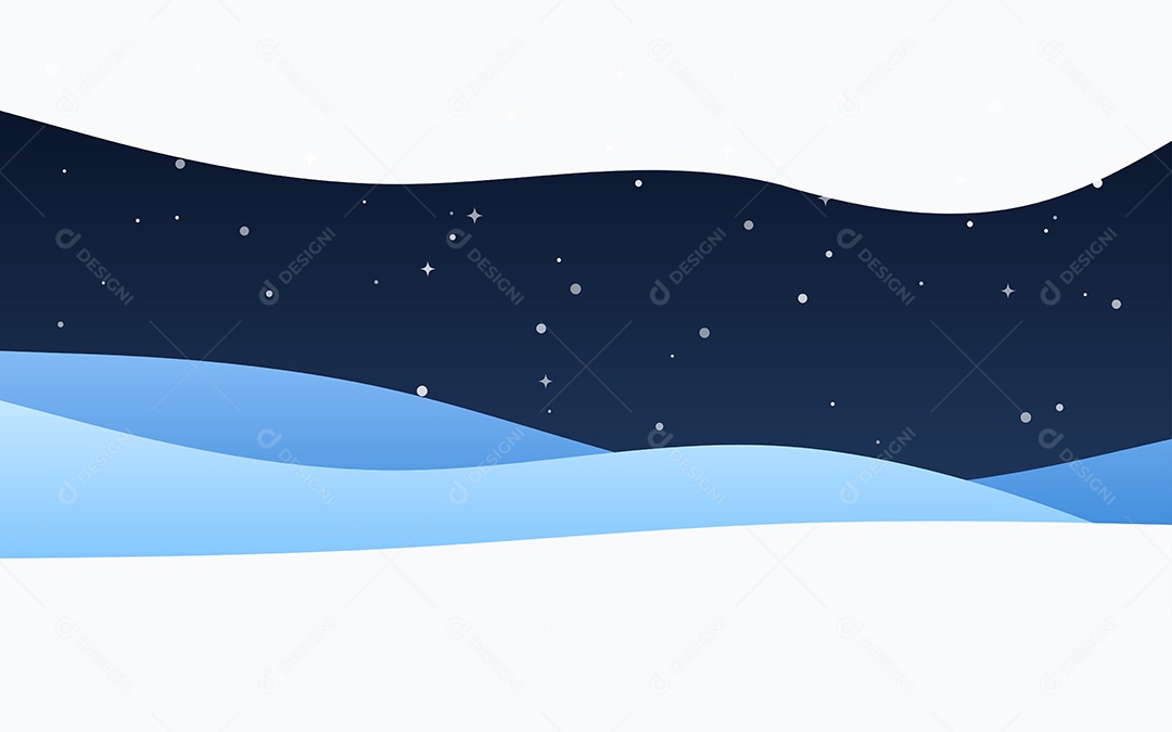 Ondas Criativas Fundo Azul Ilustração Vetor EPS