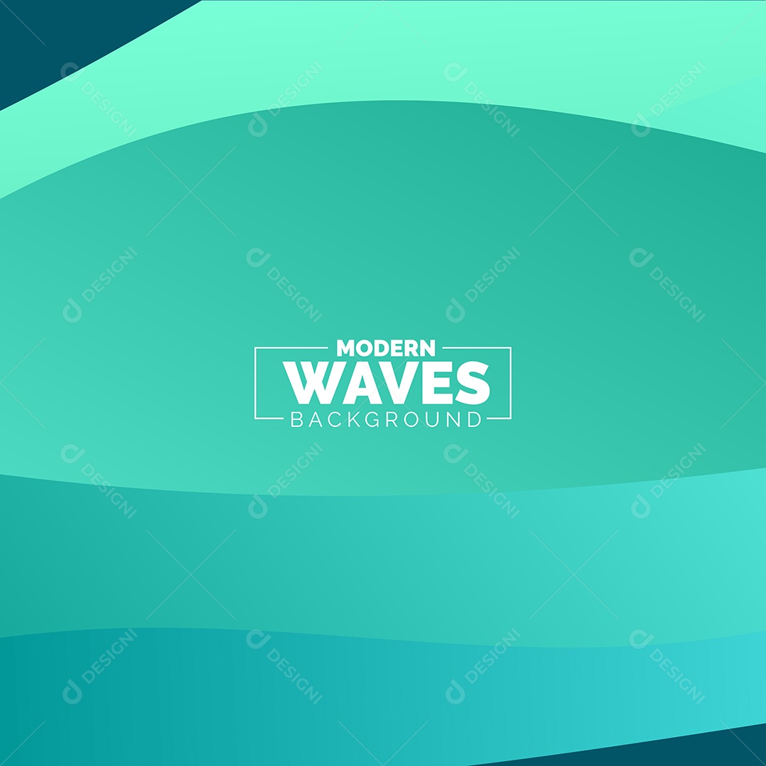 Plano de Fundo Ondas Modernas Azul Marinho Ilustração Vetor EPS