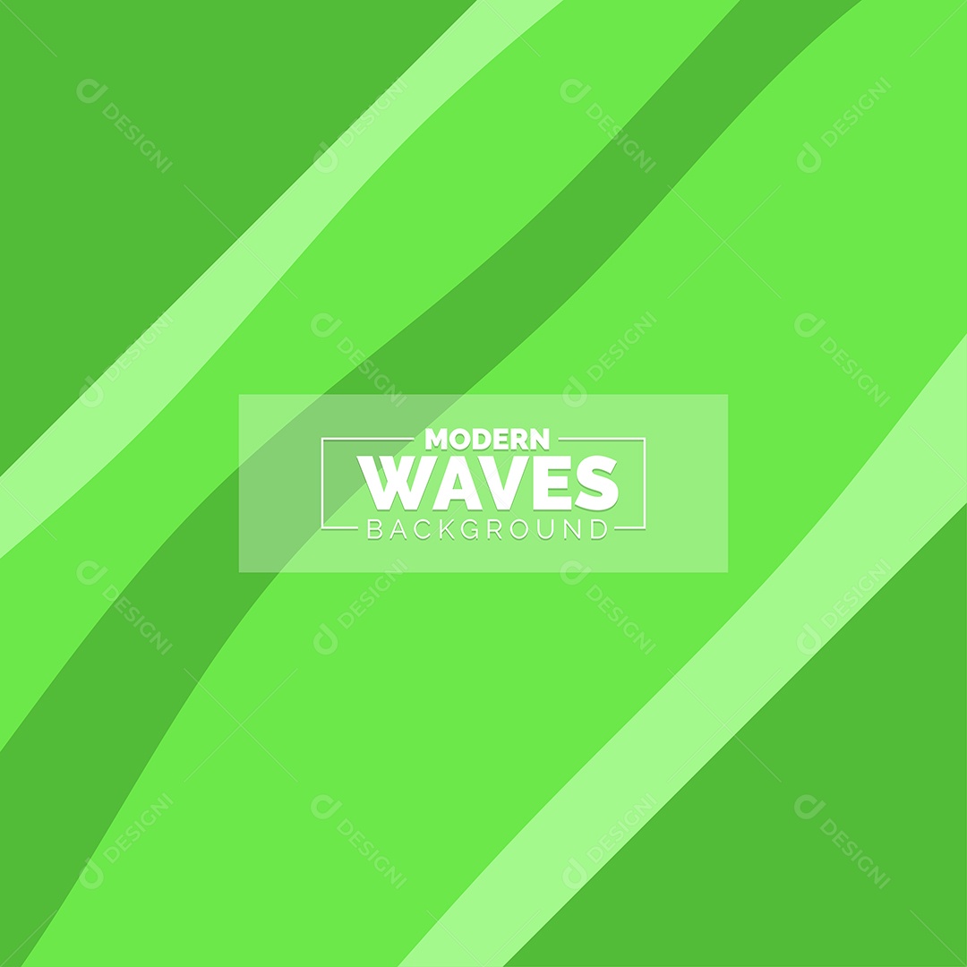 Plano de Fundo Ondas Modernas Verde Ilustração Vetor EPS