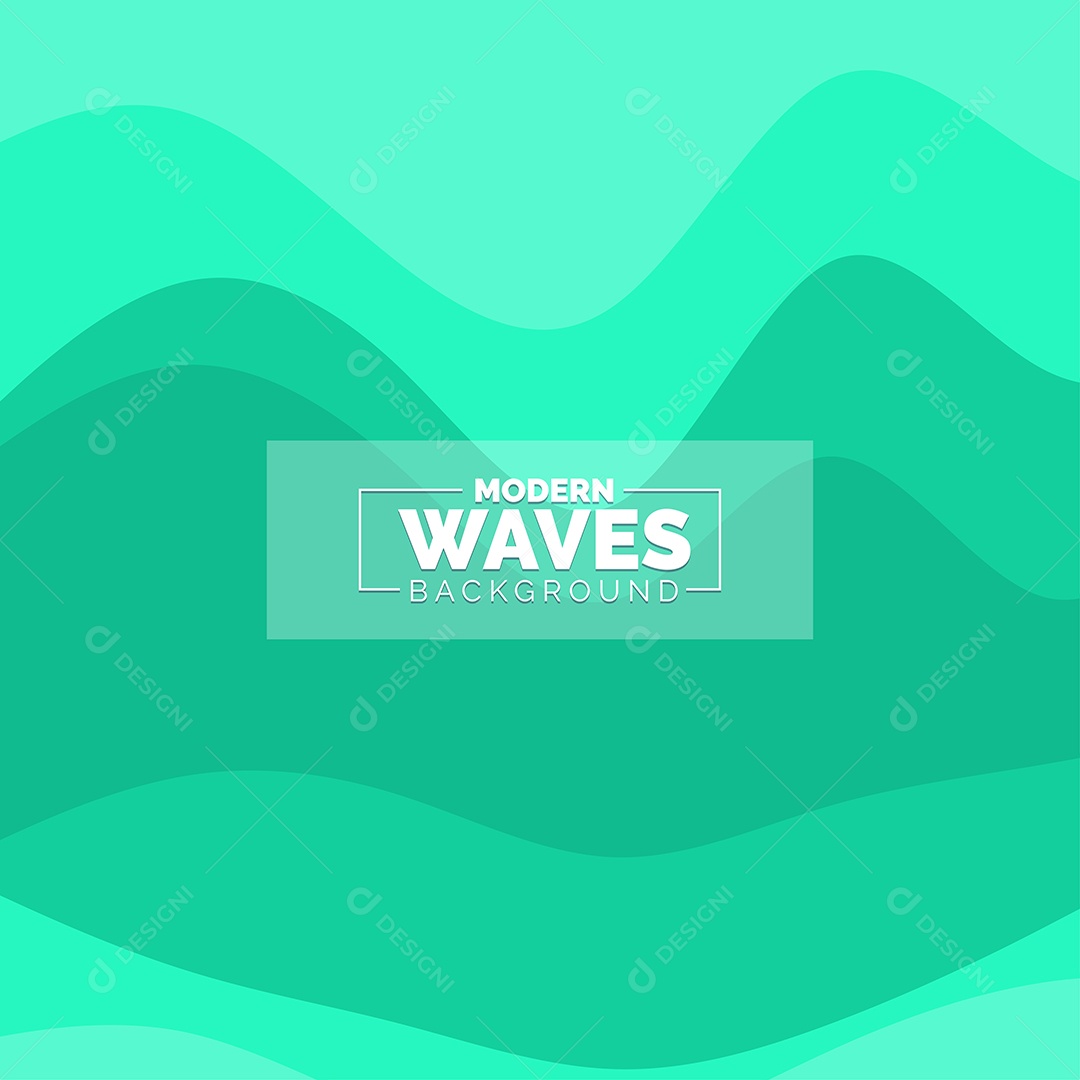 Plano de Fundo Ondas Modernas Azul Marinho Ilustração Vetor EPS