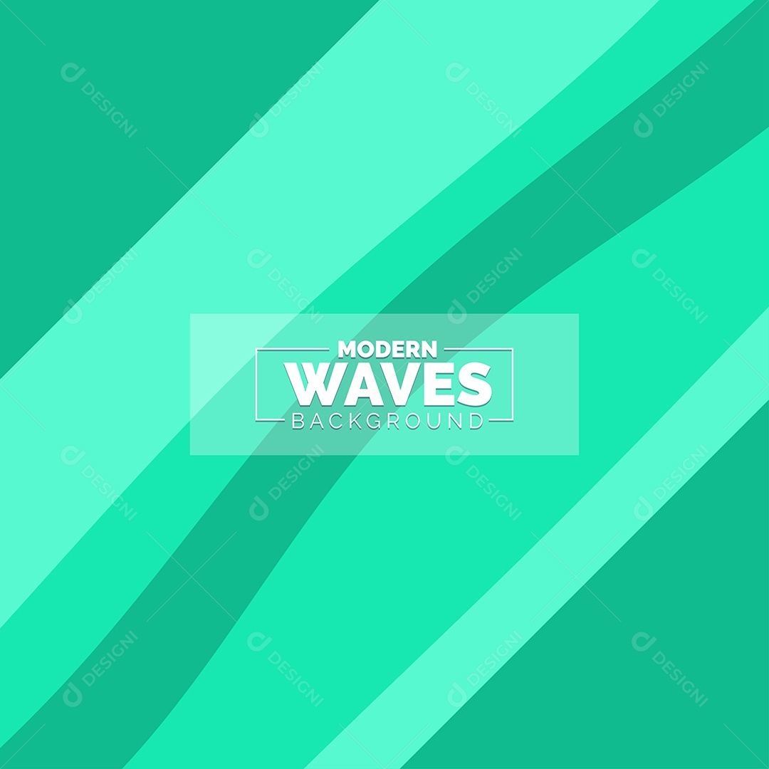 Plano de Fundo Ondas Modernas Azul Ilustração Vetor EPS