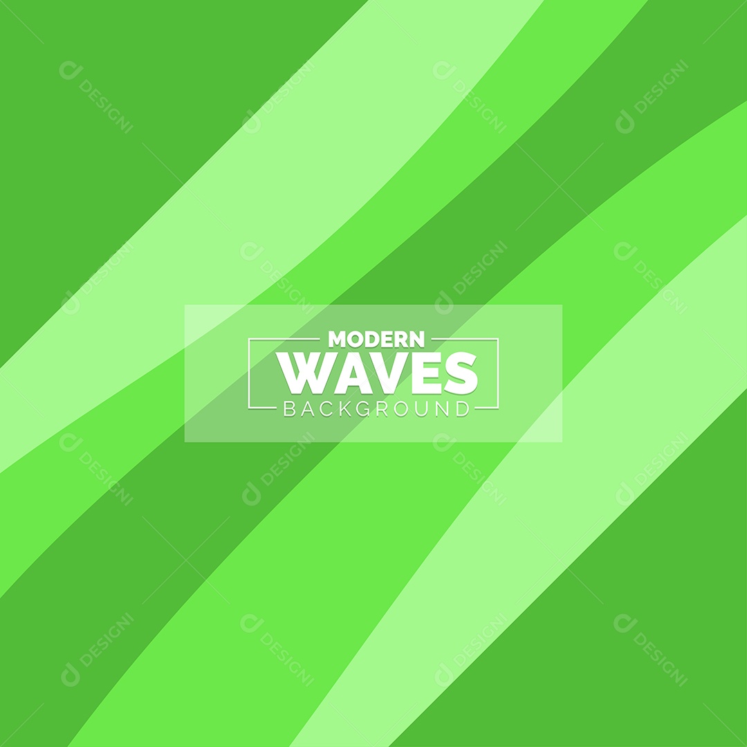 Plano de Fundo Ondas Modernas Verde Ilustração Vetor EPS