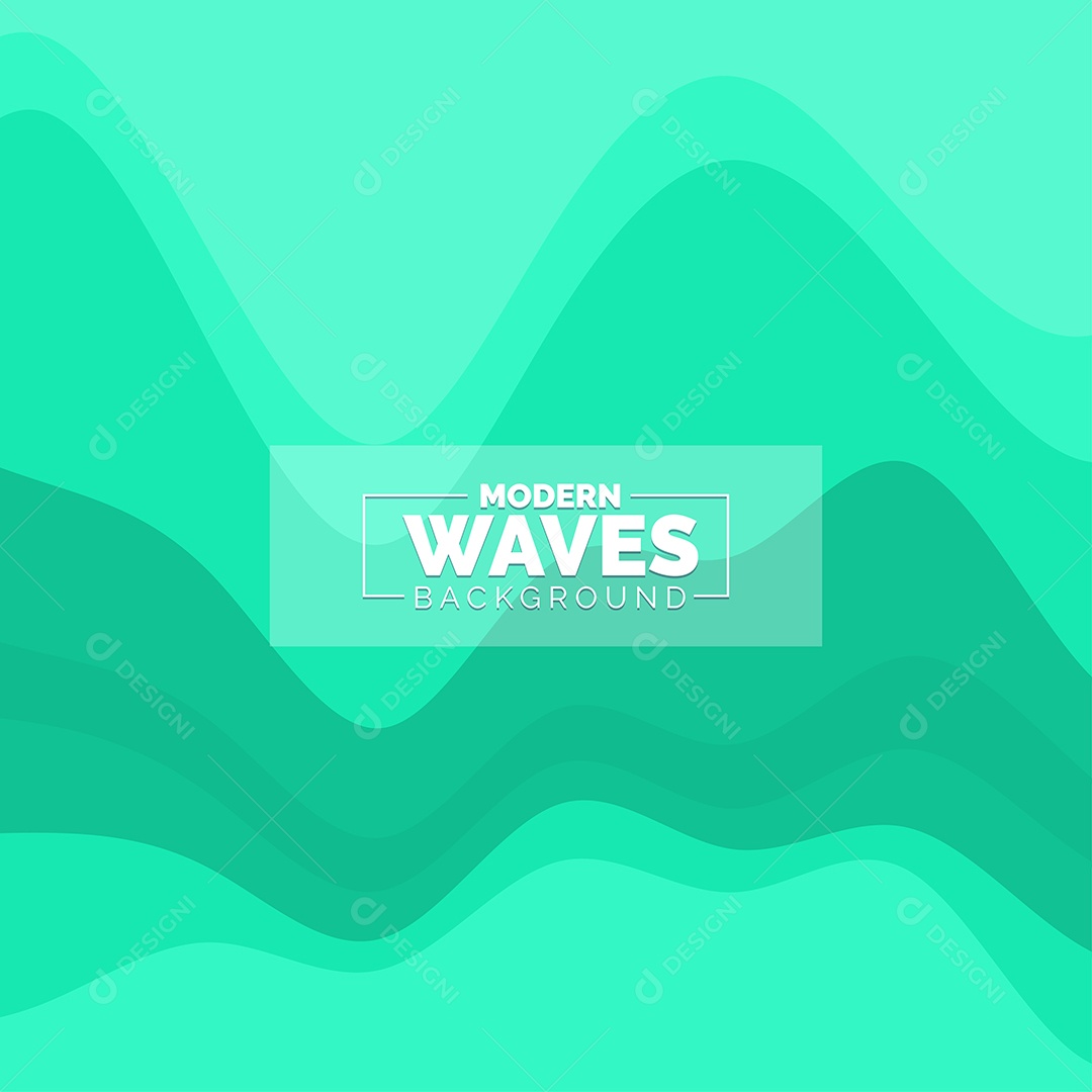 Plano de Fundo Ondas Modernas Azul Marinho Ilustração Vetor EPS
