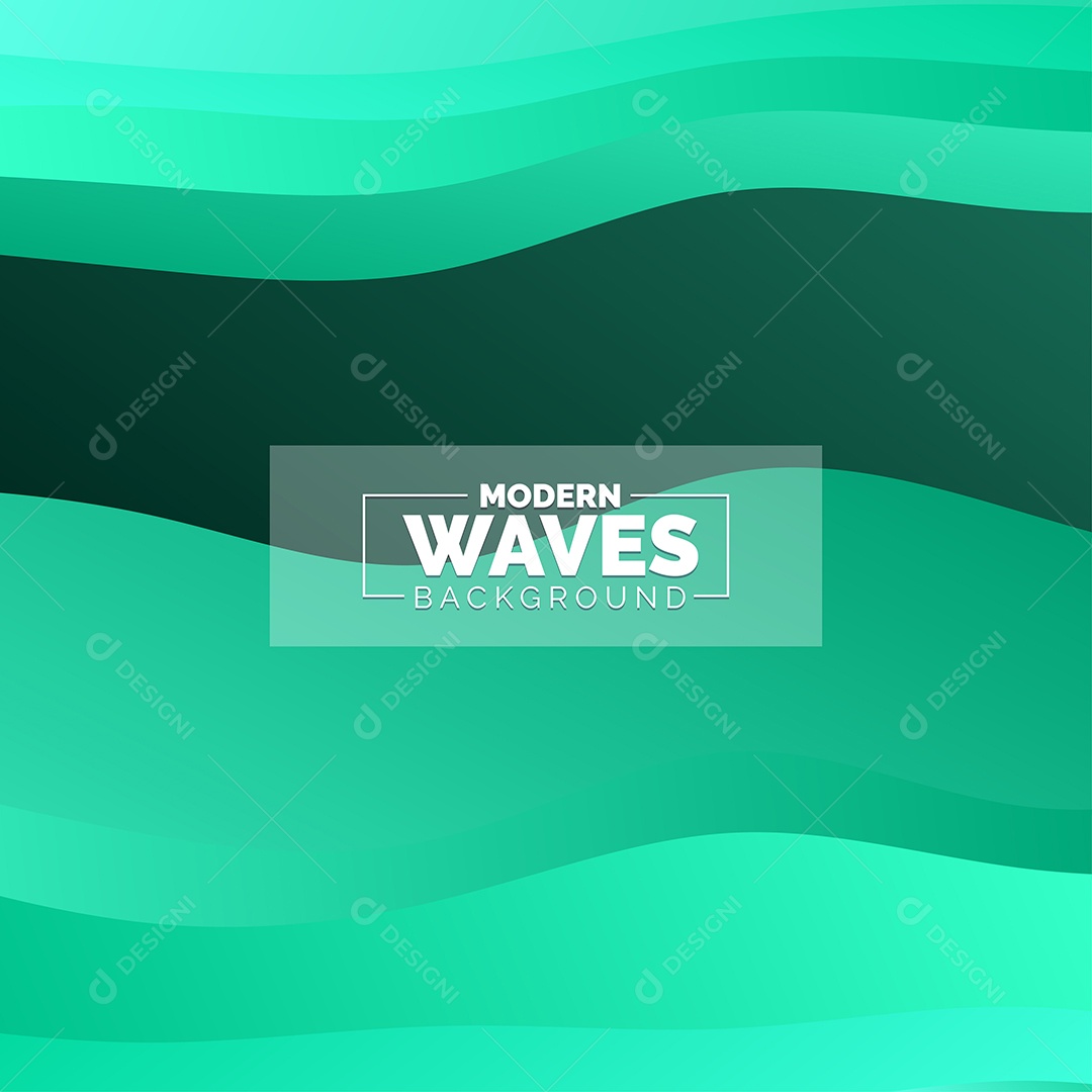 Plano de Fundo Ondas Modernas Azul Marinho Ilustração Vetor EPS