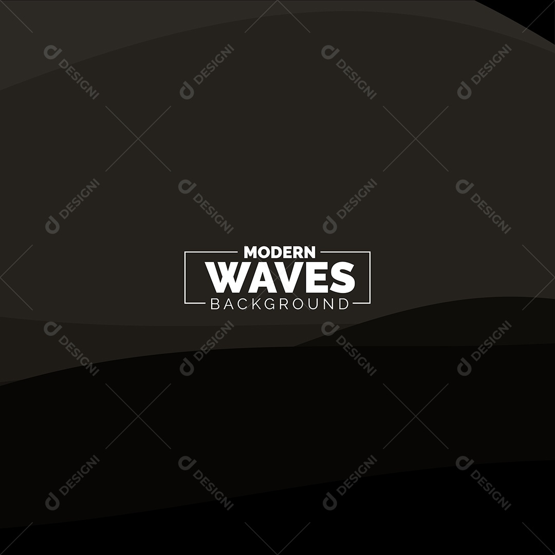 Plano de Fundo Ondas Modernas Preto Ilustração Vetor EPS
