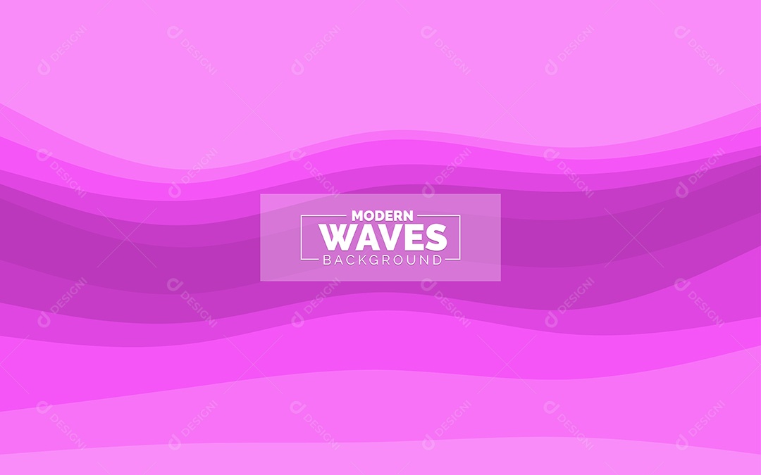 Plano de Fundo Ondas Modernas Roxo Ilustração Vetor EPS