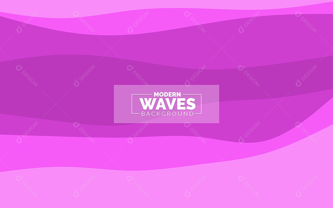 Plano de Fundo Ondas Modernas Roxo Ilustração Vetor EPS