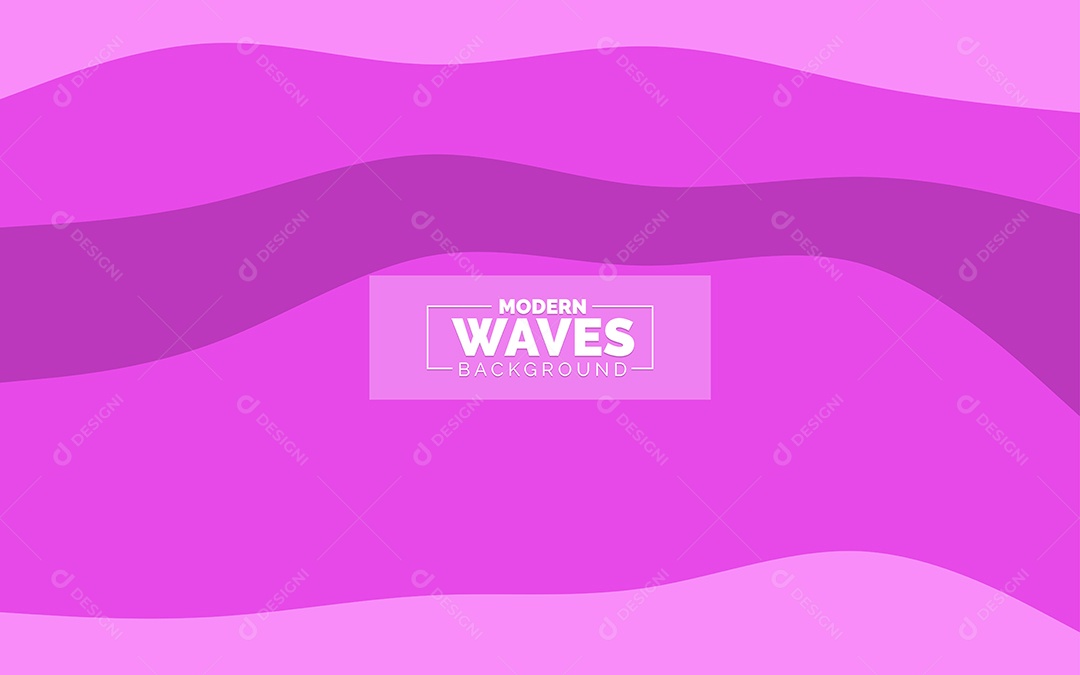 Plano de Fundo Ondas Modernas Roxo Ilustração Vetor EPS