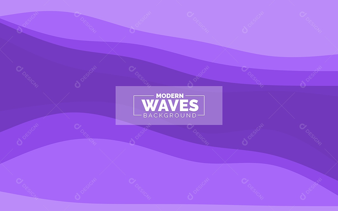Plano de Fundo Ondas Modernas Roxo Ilustração Vetor EPS