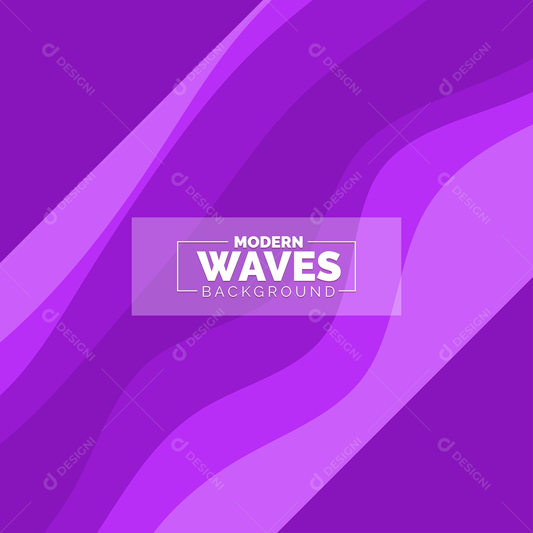 Plano de Fundo Ondas Modernas Roxo Ilustração Vetor EPS