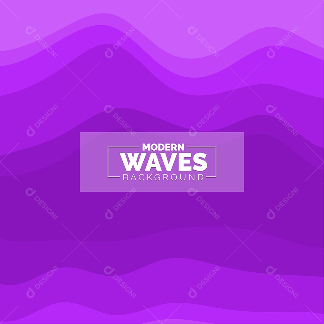 Plano de Fundo Ondas Modernas Roxo Ilustração Vetor EPS