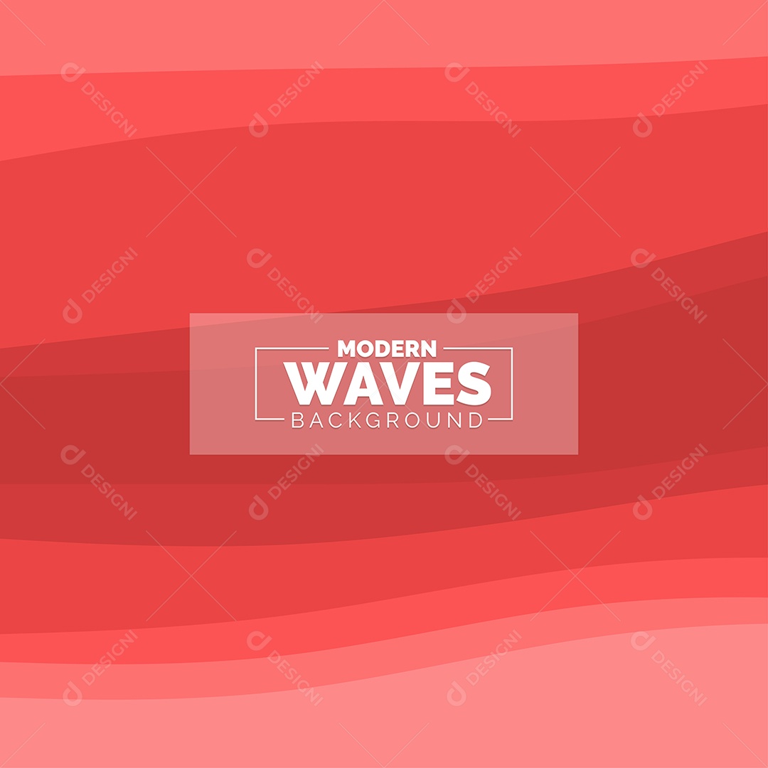 Plano de Fundo Ondas Modernas Vermelho Ilustração Vetor EPS