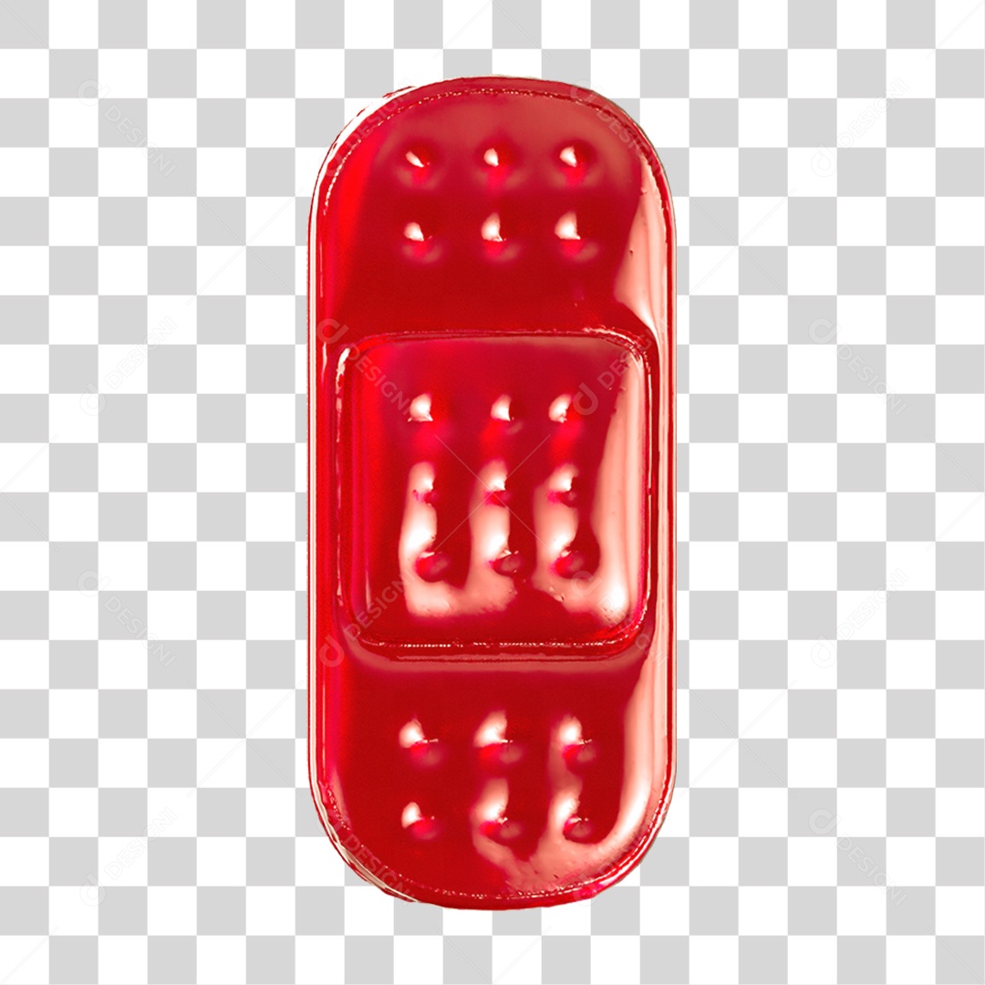 Ícone 3D Curativo PNG Transparente