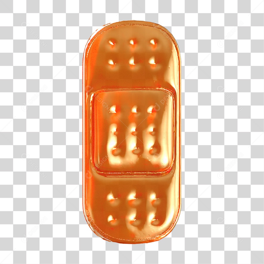 Ícone 3D Curativo PNG Transparente