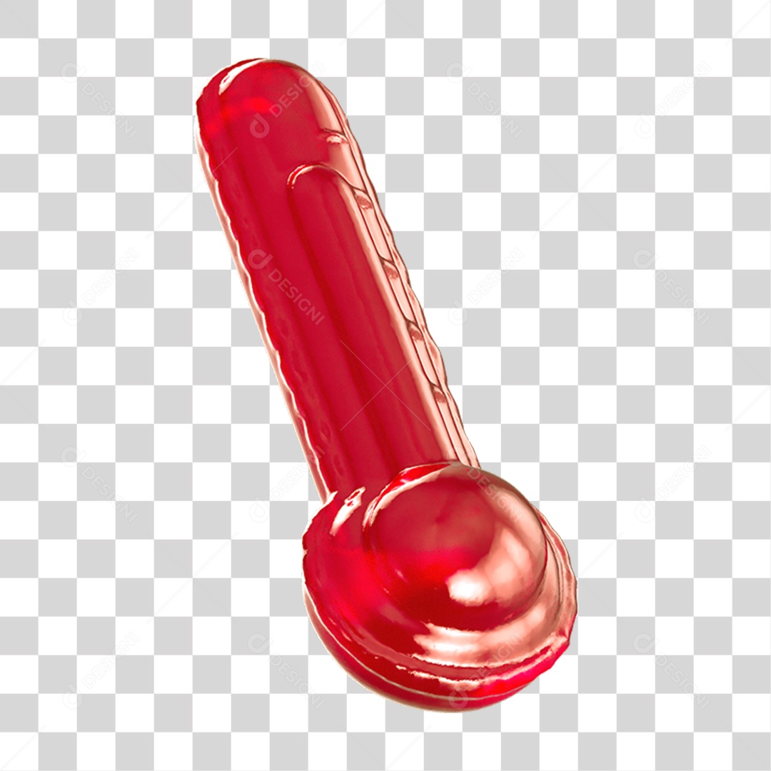 Ícone 3D Termômetro Medidor PNG Transparente