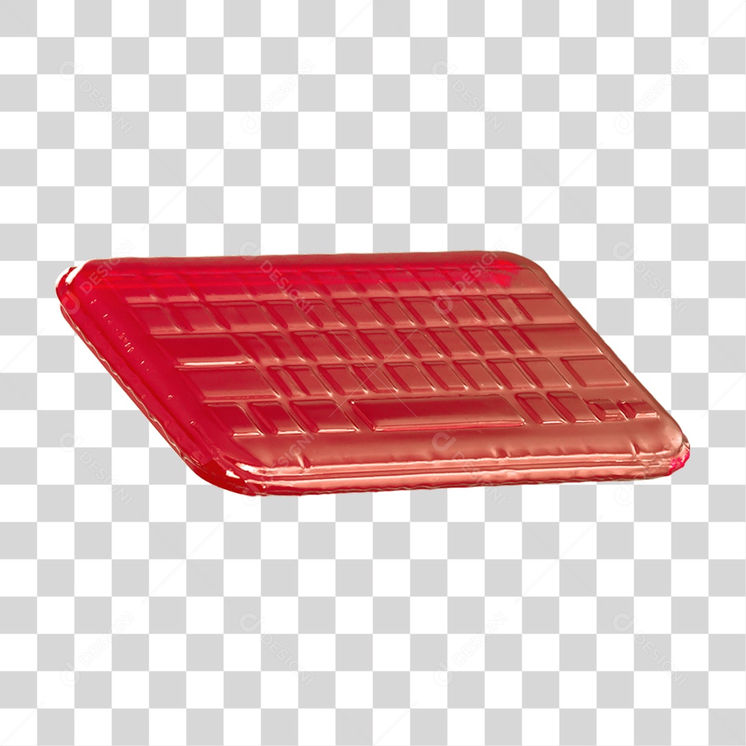 Ícone 3D Teclado PNG Transparente
