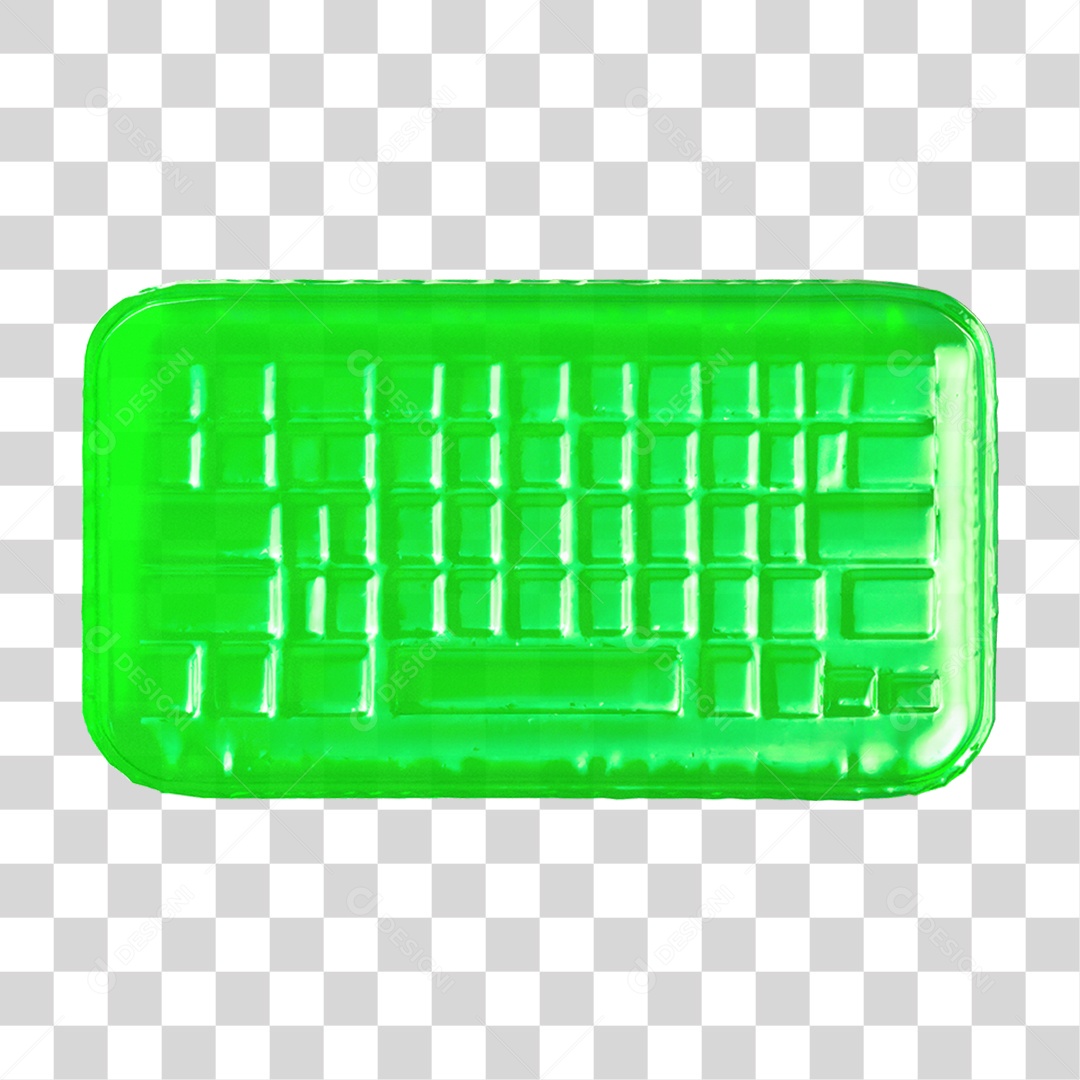 Ícone 3D Teclado PNG Transparente