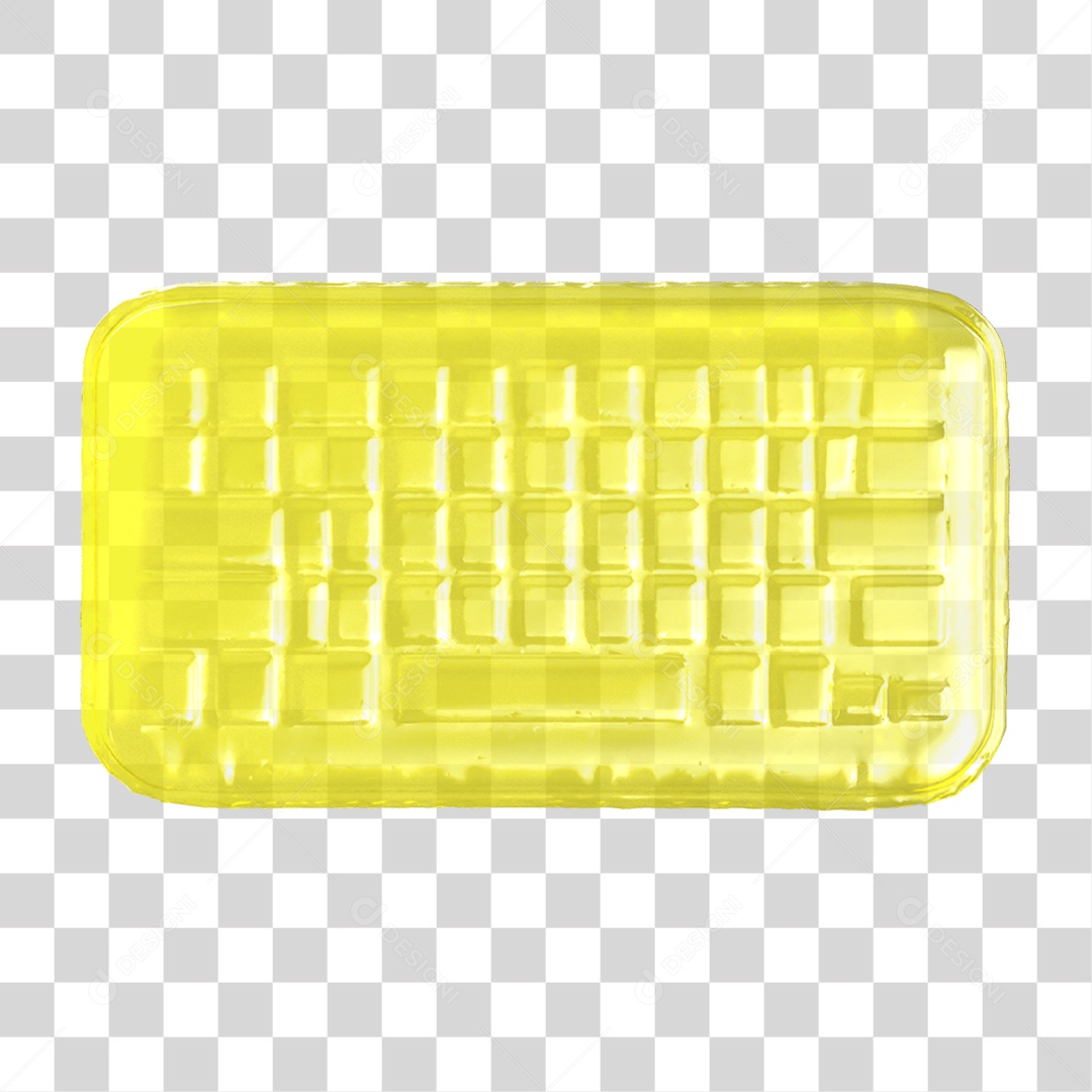 Ícone 3D Teclado PNG Transparente