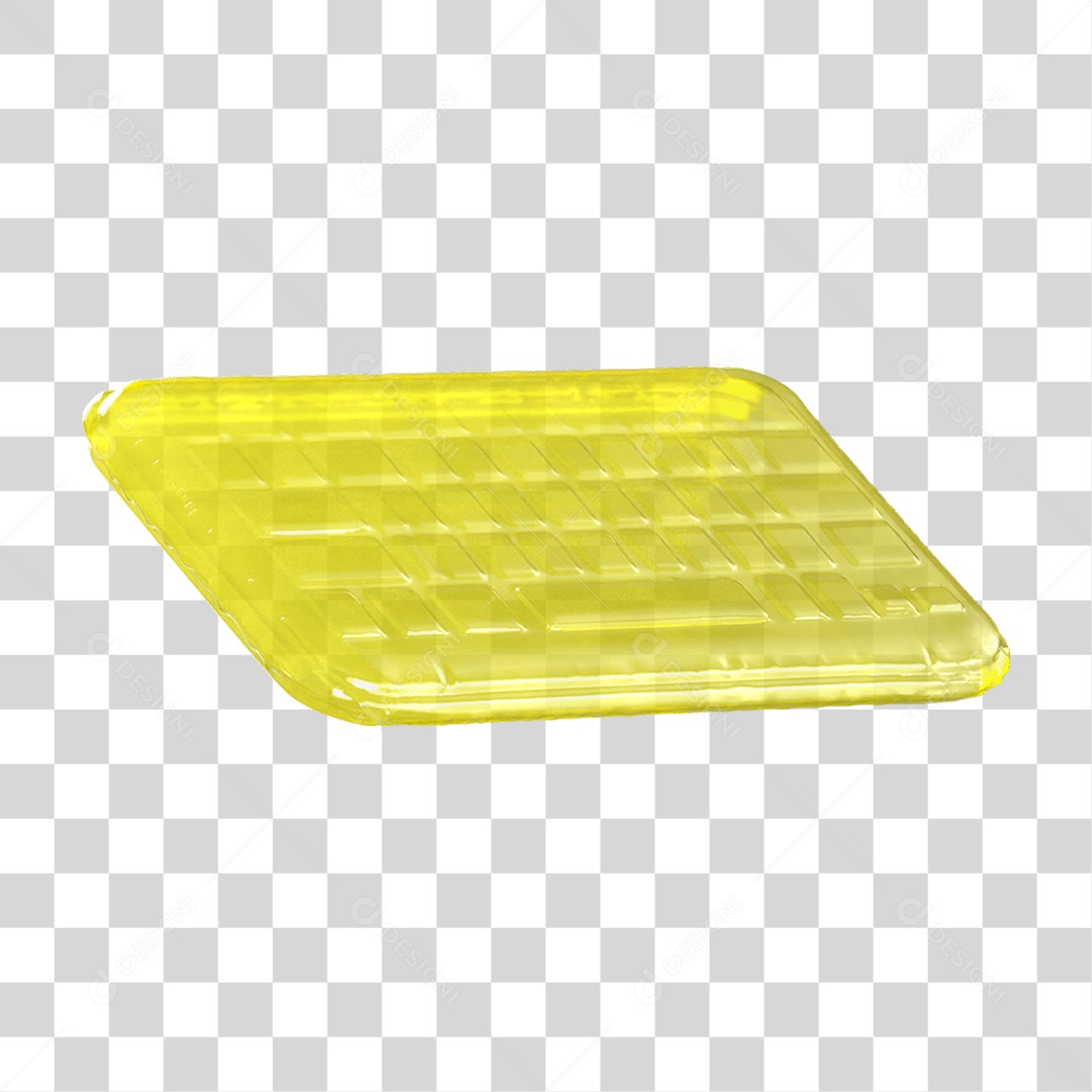Ícone 3D Teclado PNG Transparente