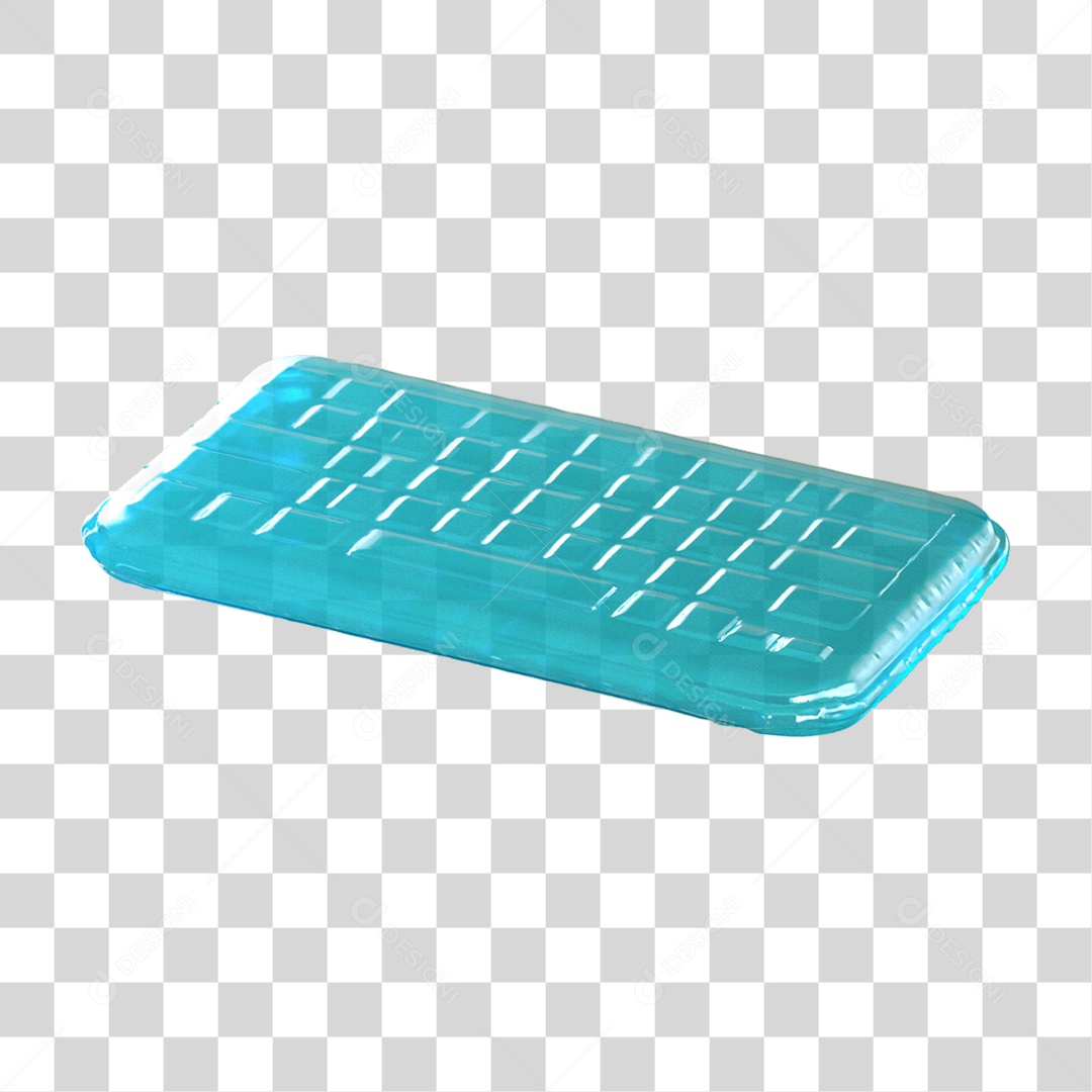 Ícone 3D Teclado PNG Transparente
