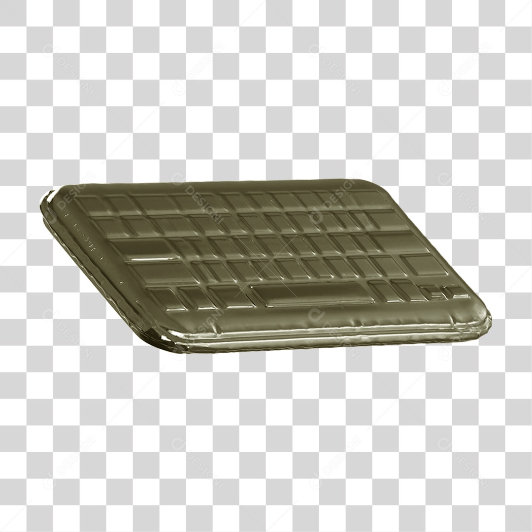 Ícone 3D Teclado PNG Transparente