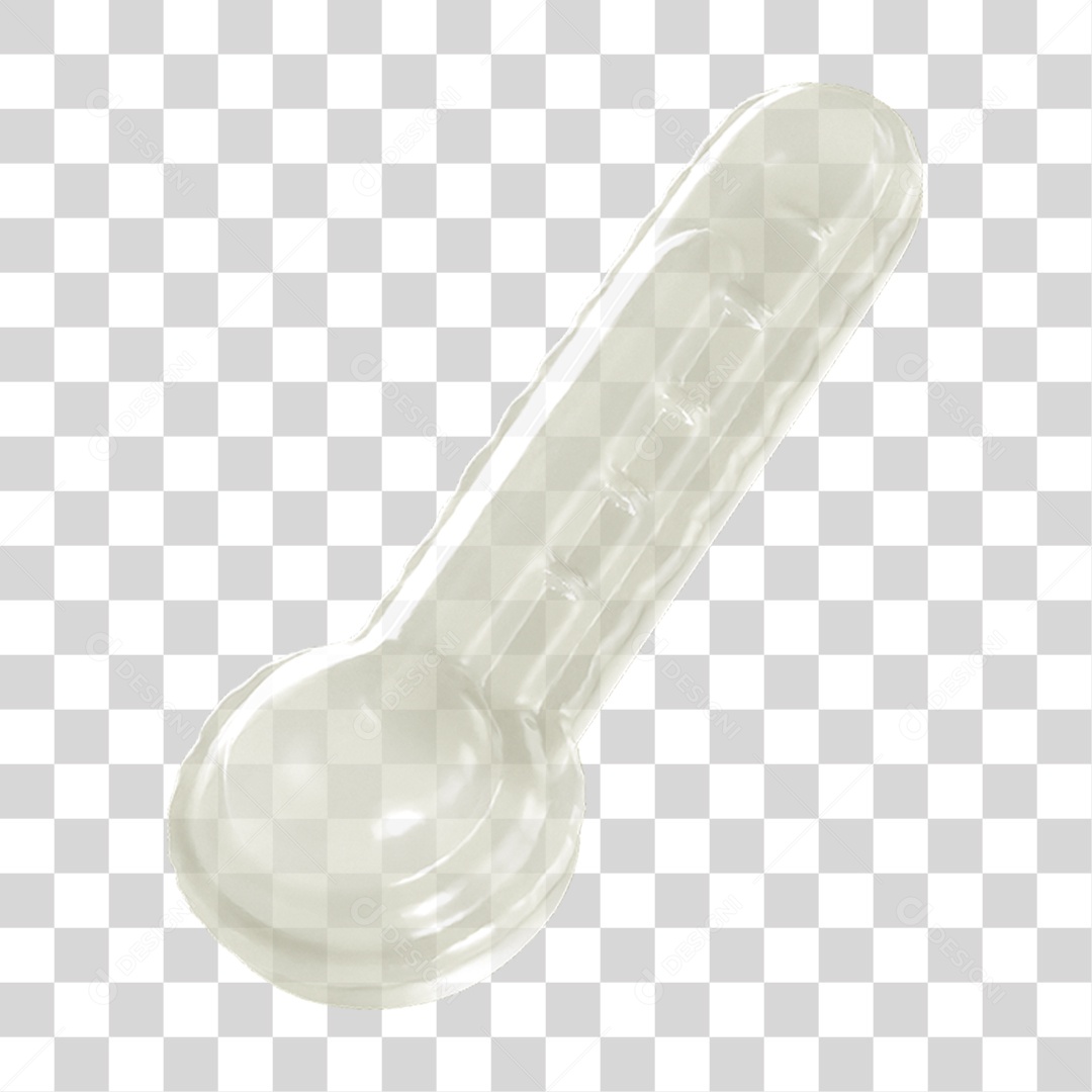 Ícone 3D Termômetro Medidor PNG Transparente