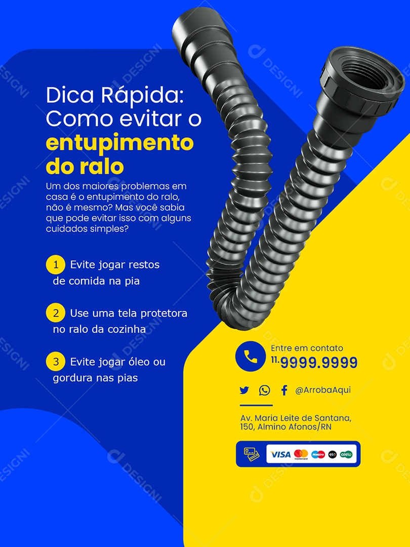 Encanador Dica Rápida Social Media PSD Editável