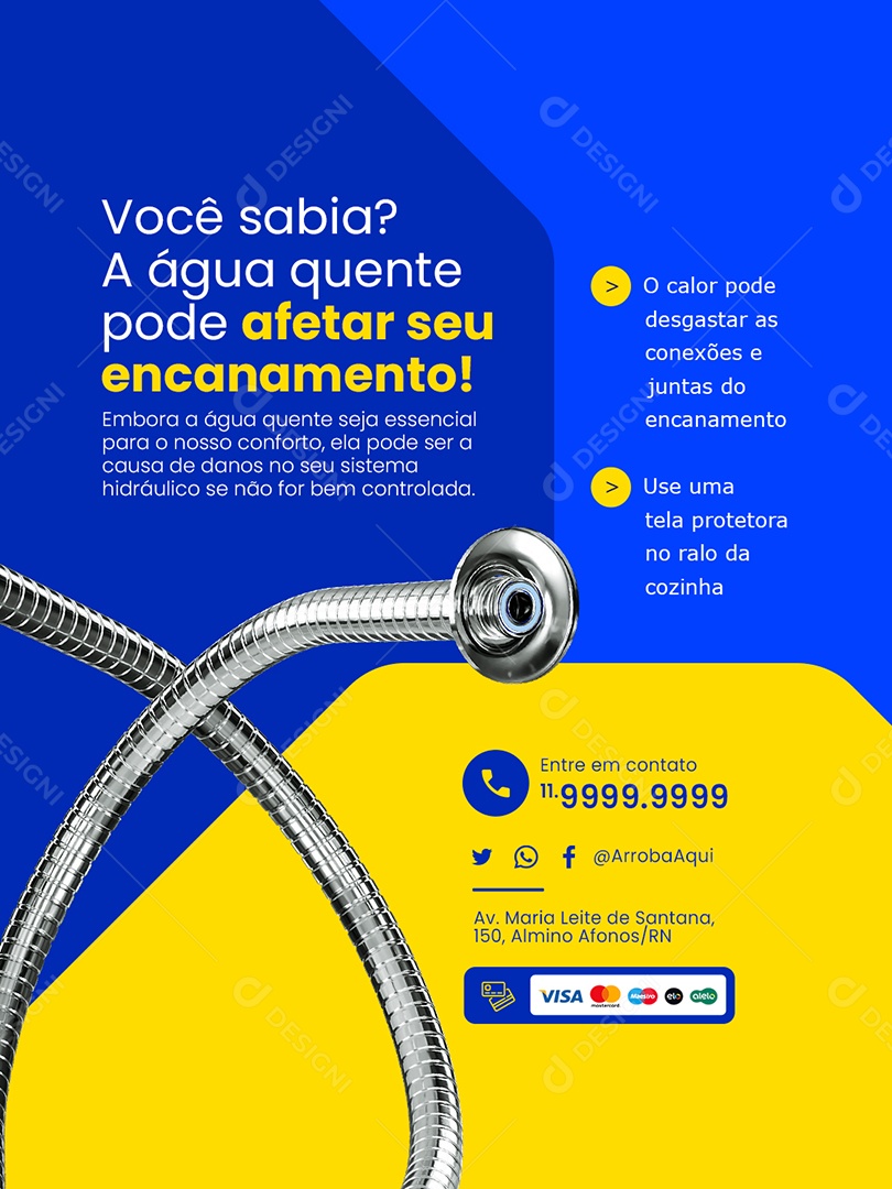 Encanador Você Sabia Social Media PSD Editável