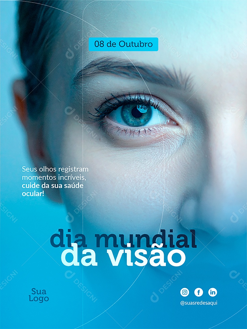 Dia Mundial Da VisãoSocial Media PSD Editável