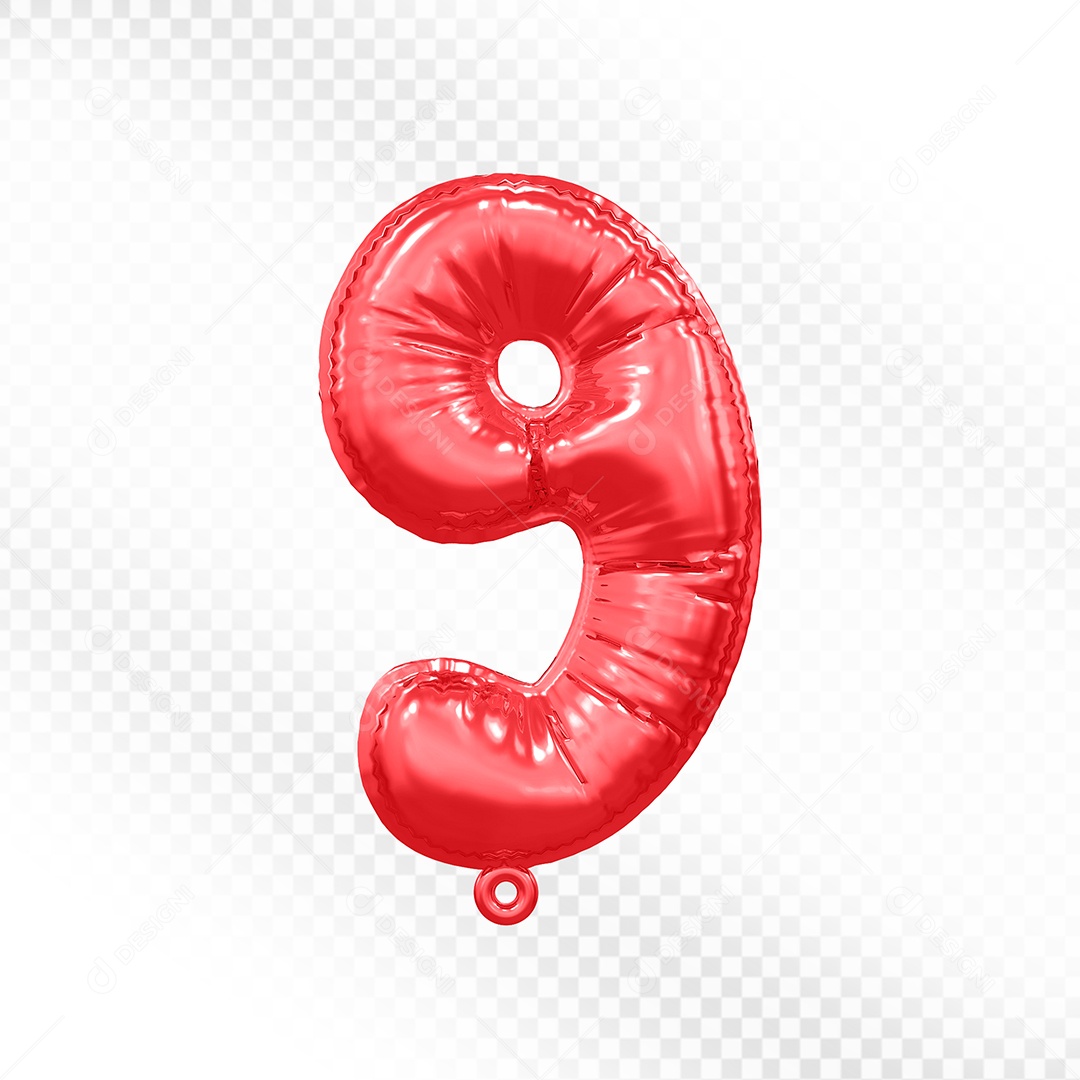 Balão Dourado De 9% Desconto Elemento 3D Para Composição PSD