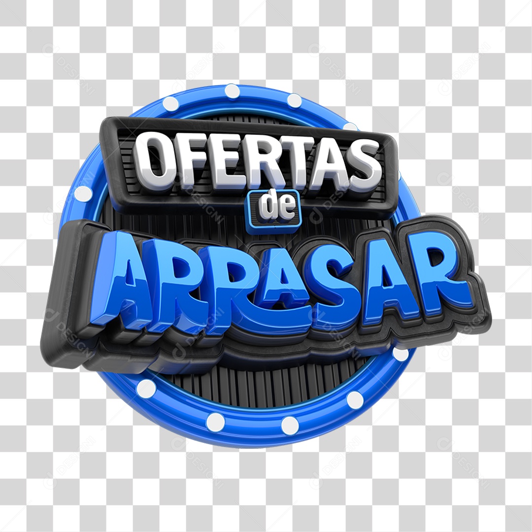 Selo 3D Ofertas de Arrasar PNG Transparente