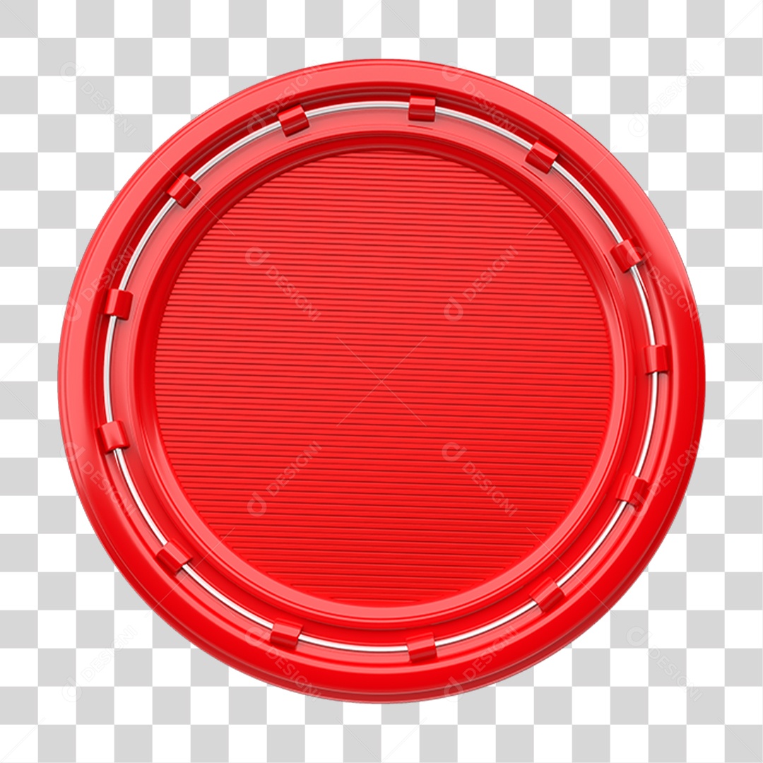 Placa Redonda PNG Transparente