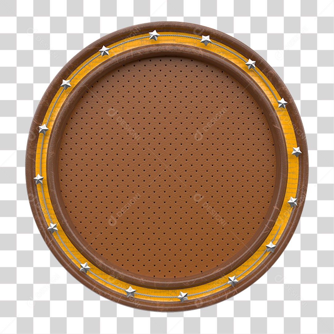 Placa Redonda PNG Transparente