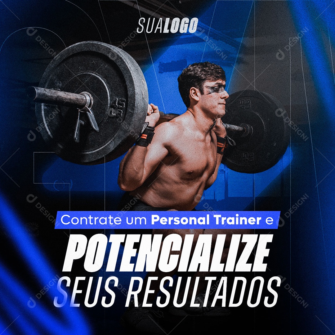 Academia Potencialize Seus Resultados Social Media PSD Editável