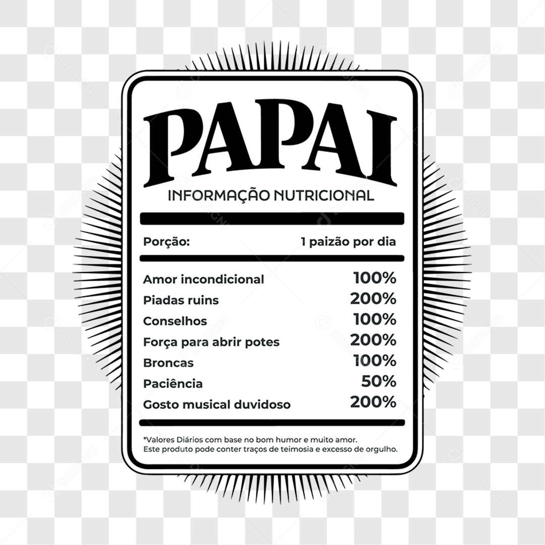 Lettering Dia dos Pais 2025 EPS + PNG