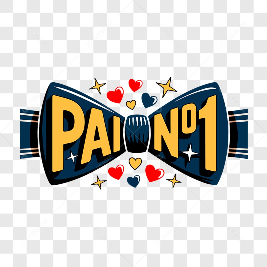 Lettering Dia dos Pais 2025 EPS + PNG