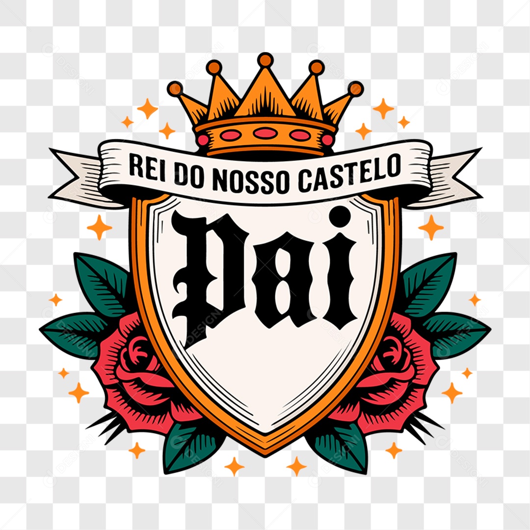 Lettering Dia dos Pais 2025 EPS + PNG