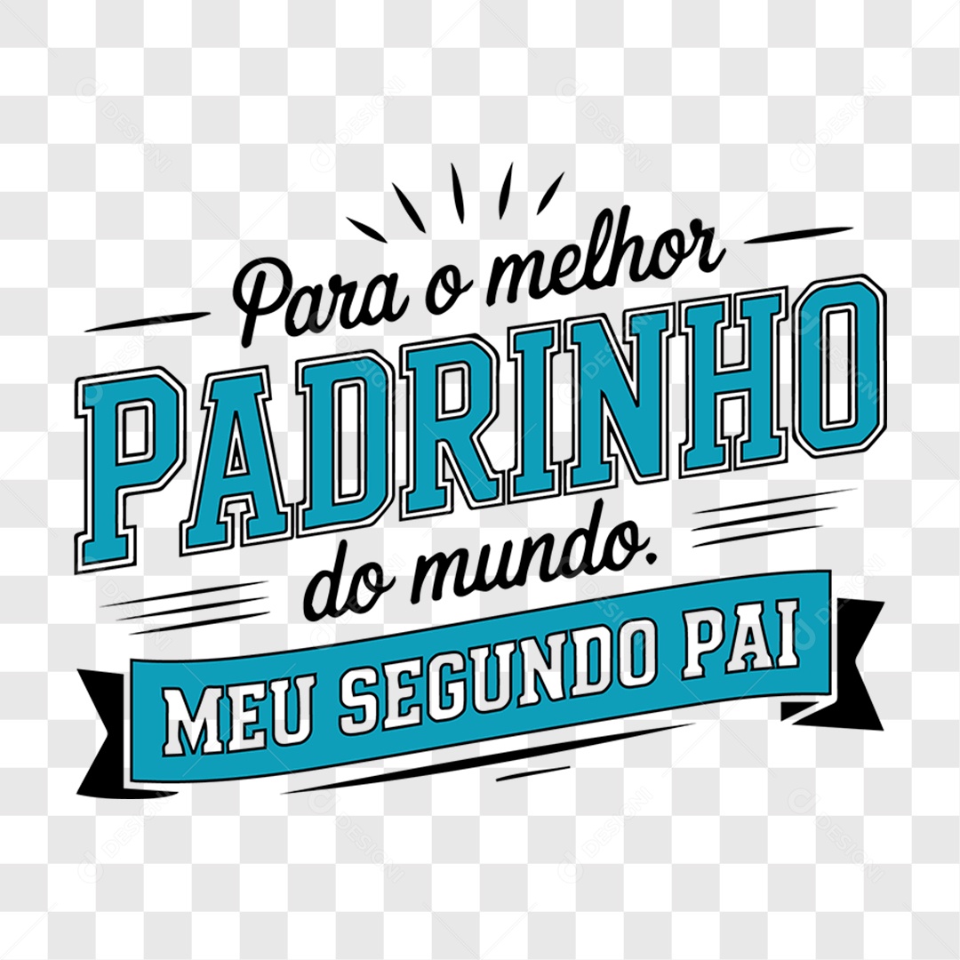 Lettering Dia dos Pais 2025 EPS + PNG