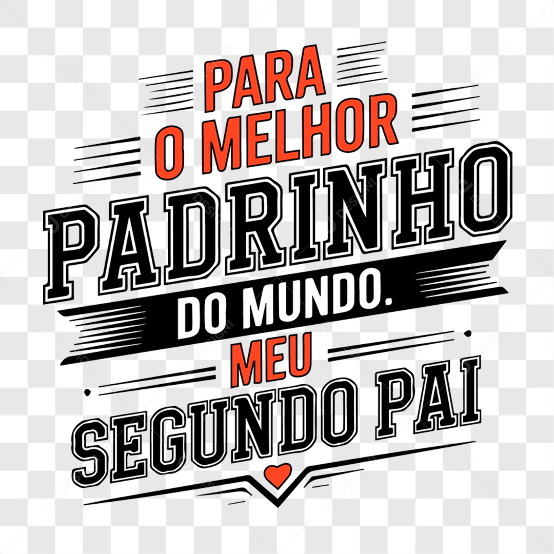 Lettering Dia dos Pais 2025 EPS + PNG