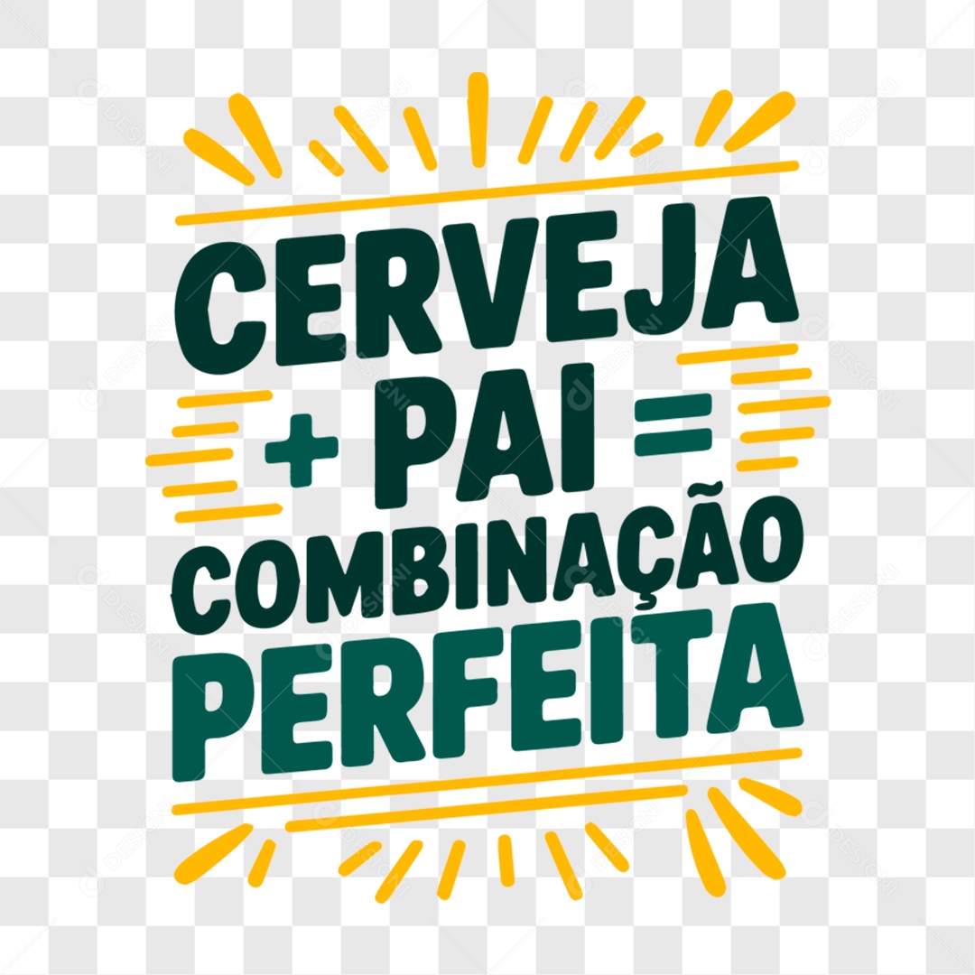 Lettering Dia dos Pais 2025 EPS + PNG