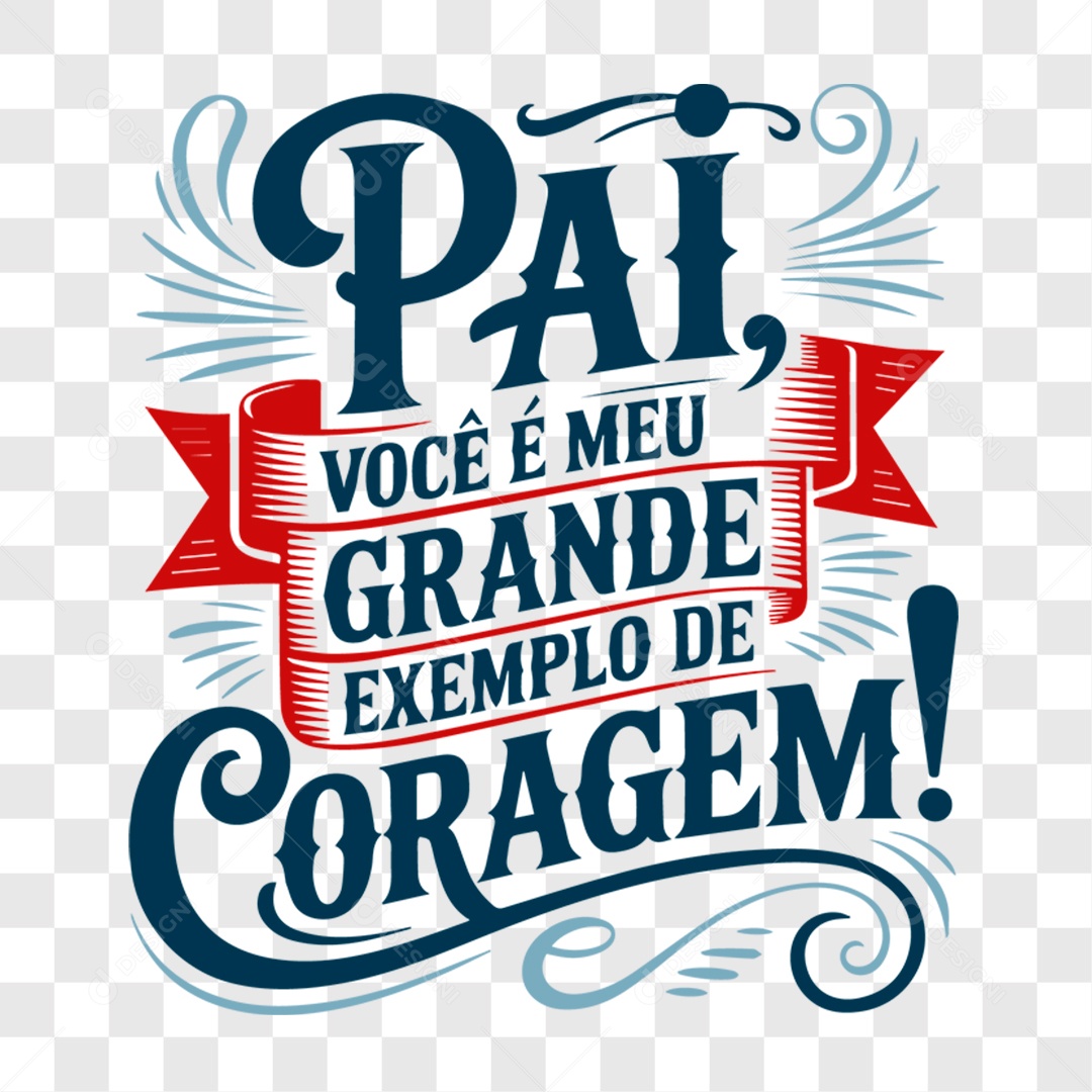 Lettering Dia dos Pais 2025 Pai EPS + PNG