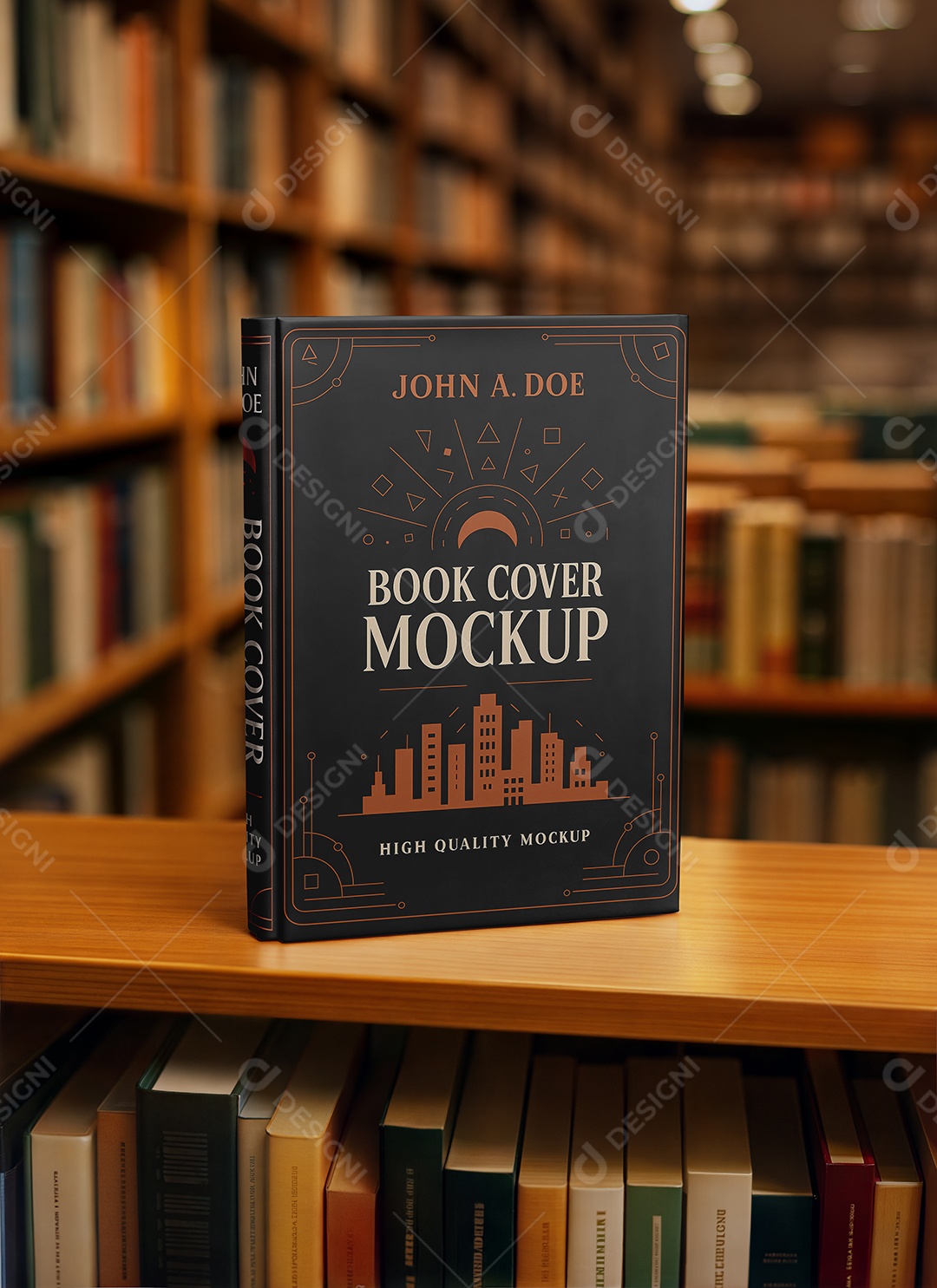 Livro de Capa Dura PSD Editável Mockup