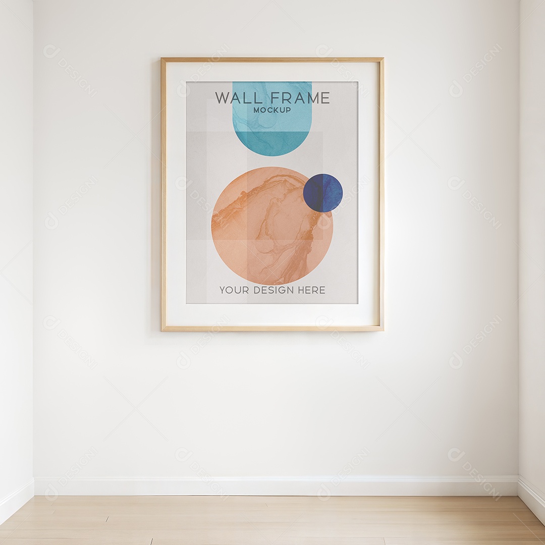 Mockup Galeria de Arte PSD Editável