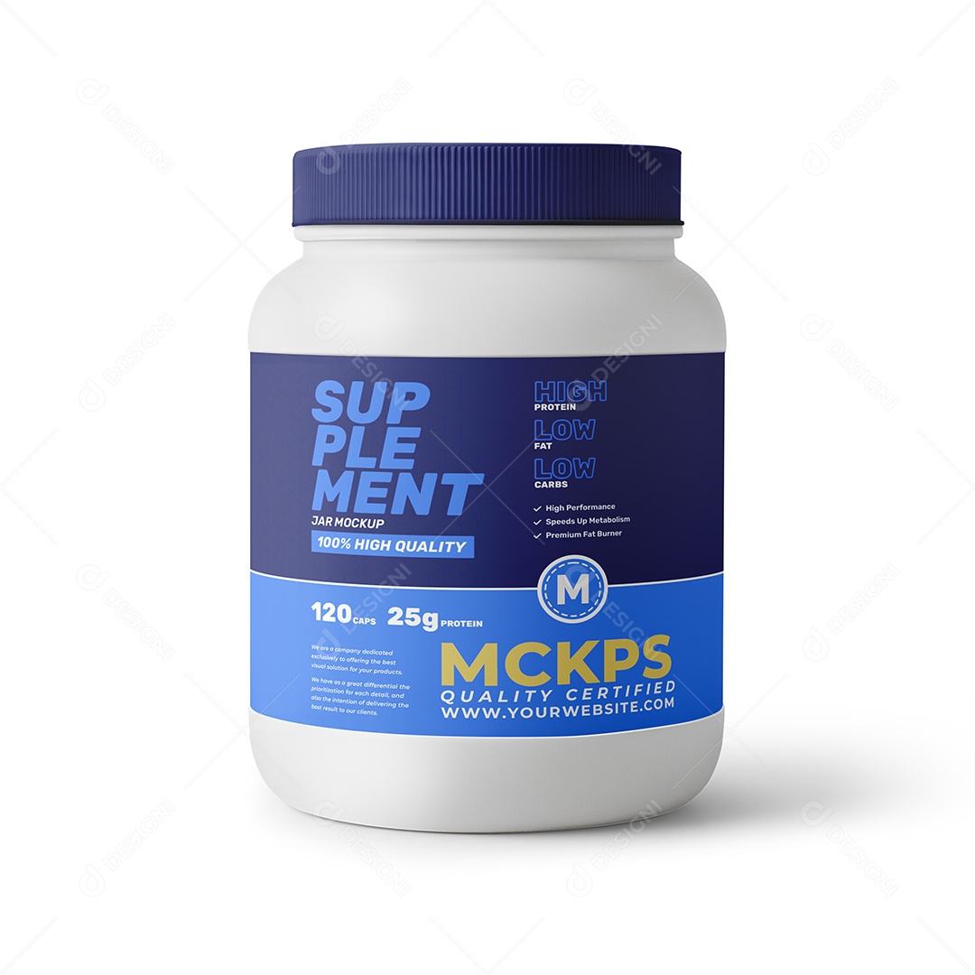 Pote Suplemento Mockup PSD