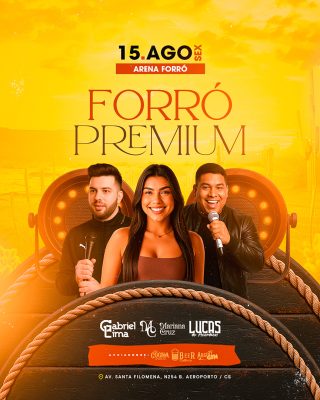 Flyer Forró Premium Social Media PSD Editável