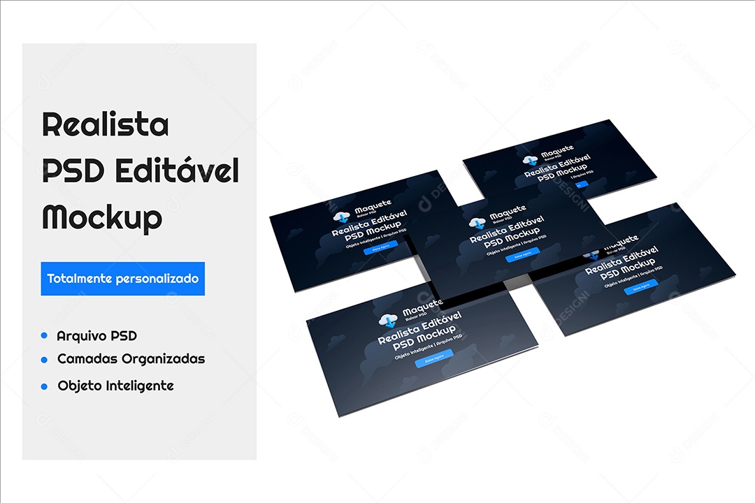 Mockup Papel Timbrado e Identidade Visual na Prancheta PSD Editável