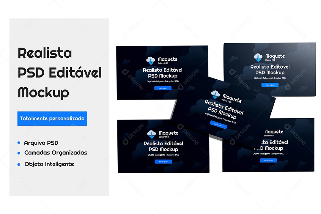 Mockup Papel Timbrado e Identidade Visual na Prancheta PSD Editável