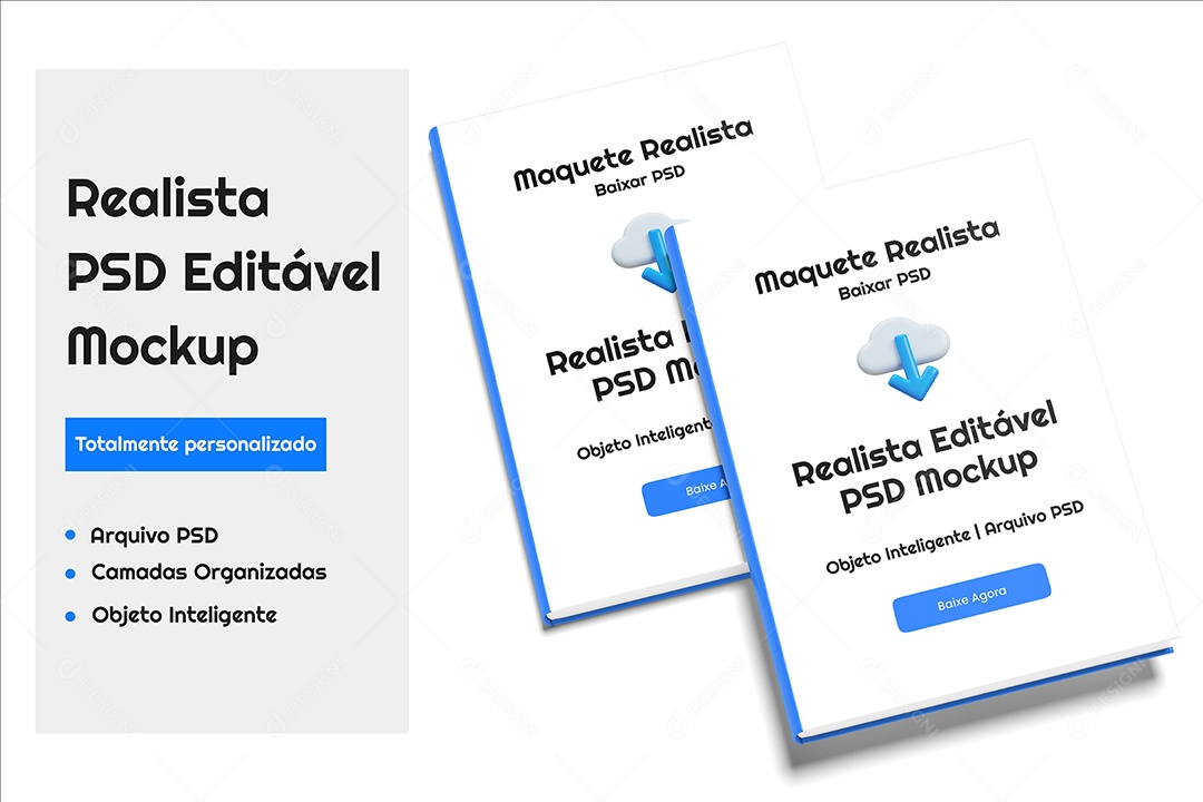 Mockup De Livros Calça PSD Editável