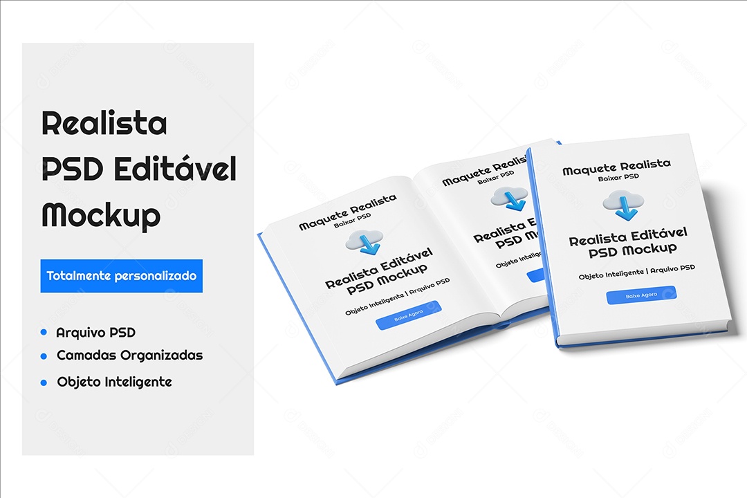 Mockup De Livros Calça PSD Editável